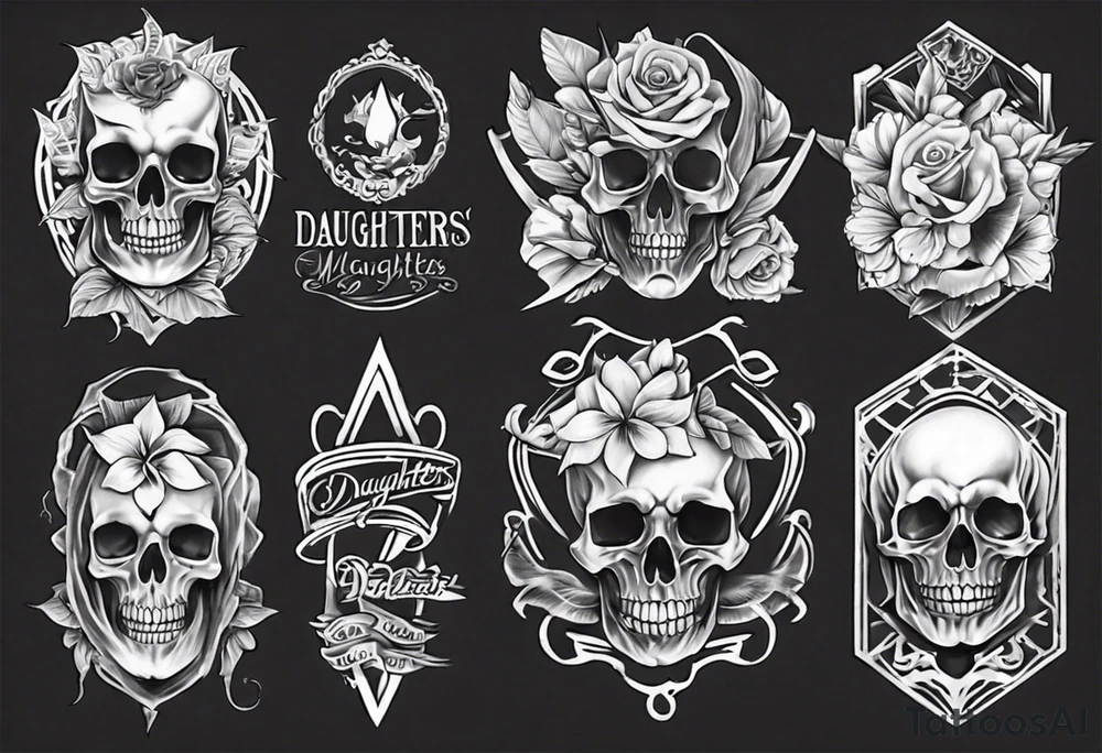 Daughters name tattoo idea