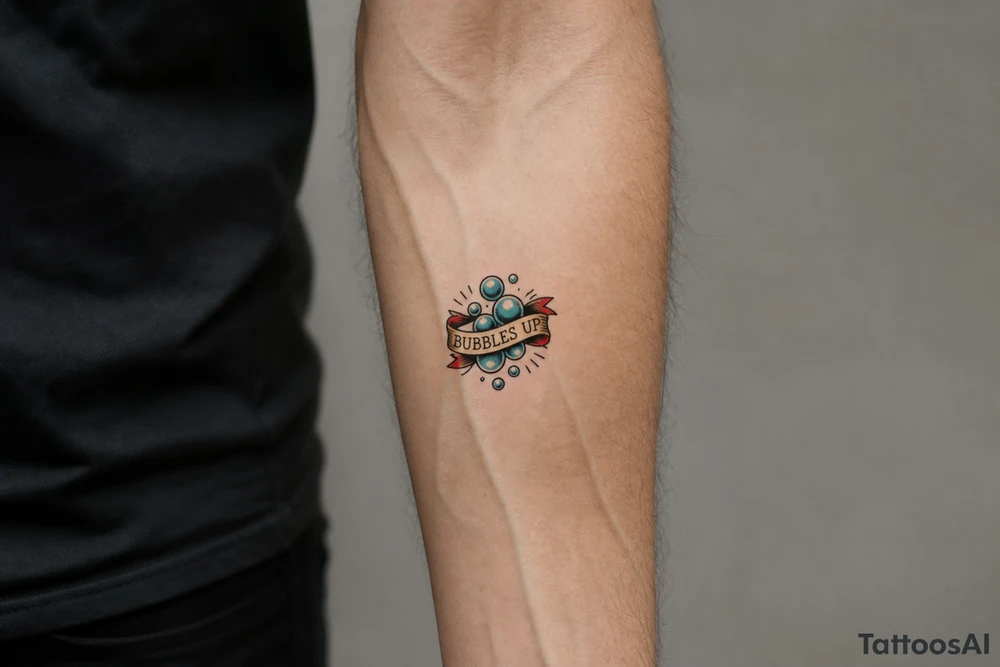 bubbles up tattoo idea