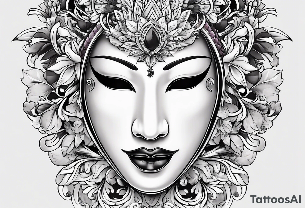 No face tattoo idea