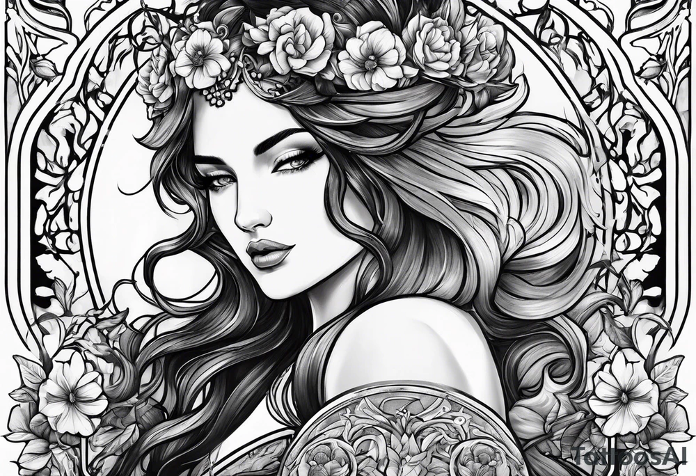 Hades and persephone tattoo idea