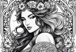 Hades and persephone tattoo idea