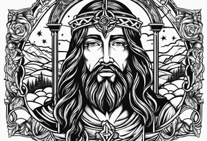 Witchcraft Jesus jail mom farm tattoo idea