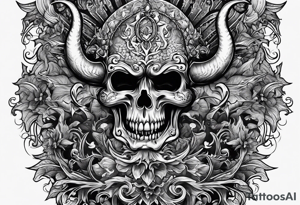 Phrase: "Don't deal with the devil" tattoo idea