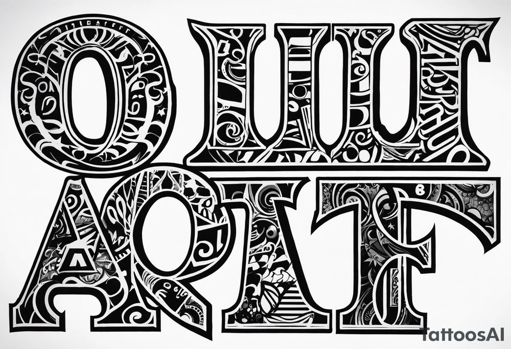 d.i.l.l.i.g.a.f. tattoo idea