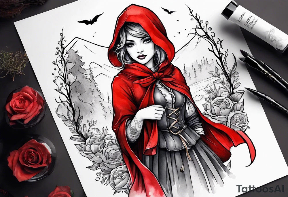 little red riding hjood# tattoo idea