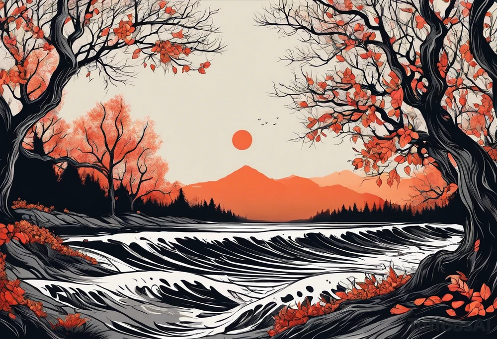 If you feel like you are losing everything, remember tress lose their leaves every year, yet they still stand tall and wait for better days to come. tattoo idea