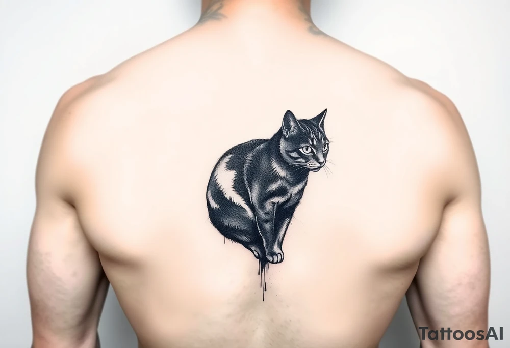 Black Cat tattoo idea