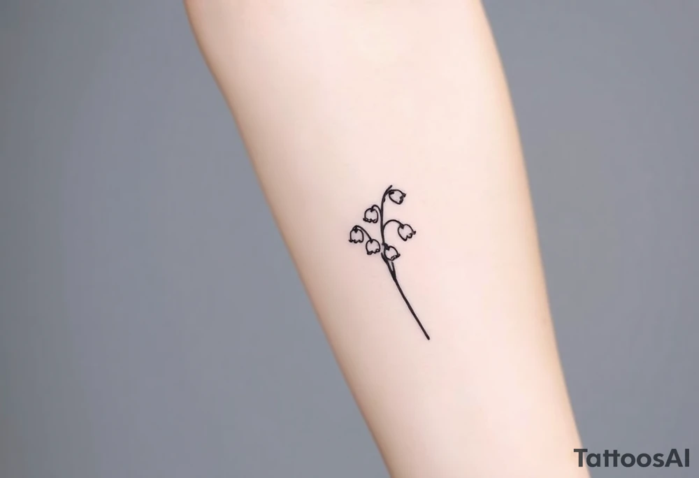 Lily of the valley tattoo idea