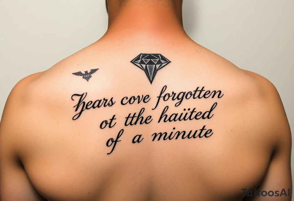 Years of love have been forgotten in the hatred of a minute on arm tattoo idea