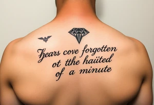 Years of love have been forgotten in the hatred of a minute on arm tattoo idea