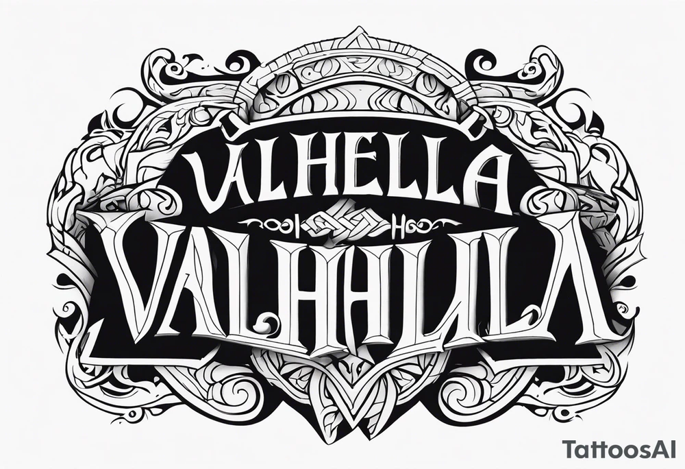 Valhalla tattoo idea