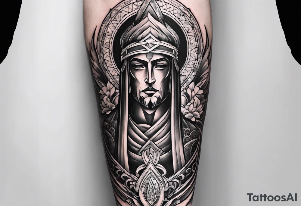 the name saint forearm tattoo tattoo idea