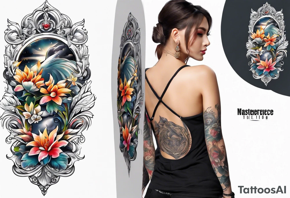 Full back tattoo body tattoo idea