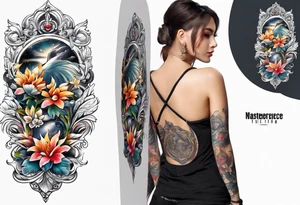 Full back tattoo body tattoo idea