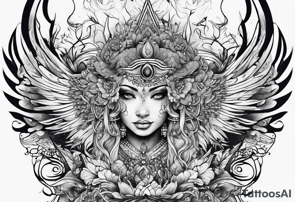 spiritual tattoo idea