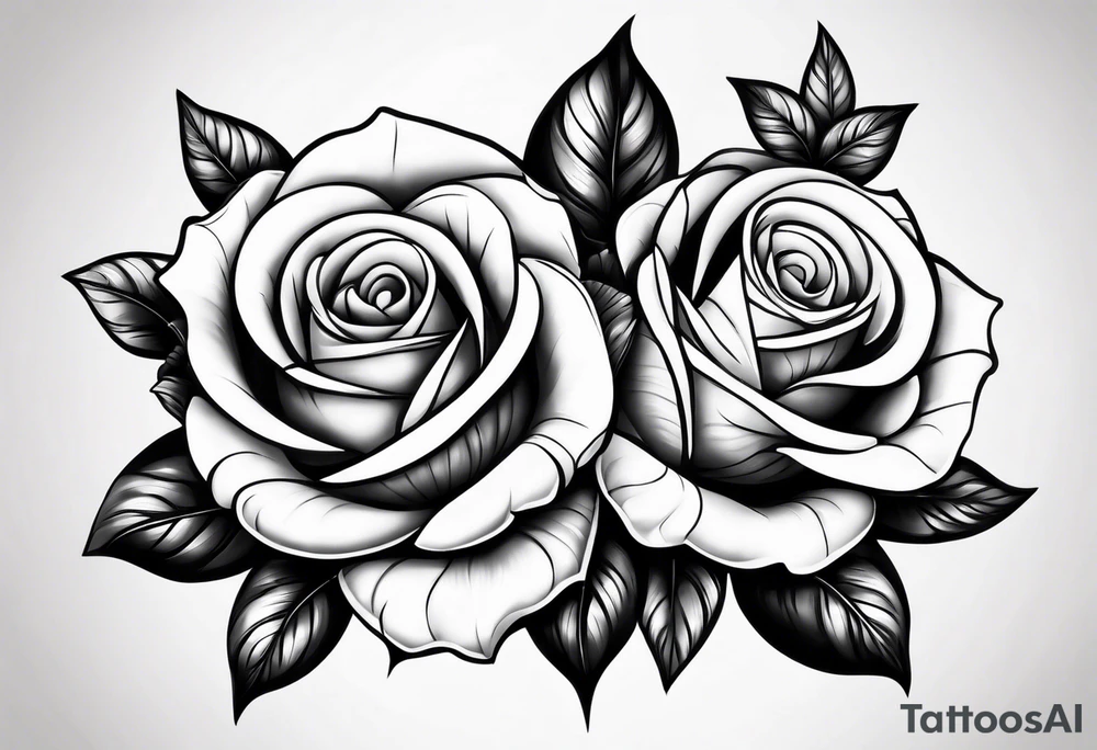 Three roses tattoo idea