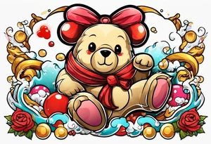 japanese animation scorpion kapow
candy bear tattoo idea