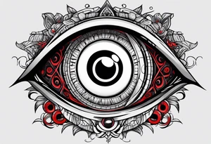 Sharingan eyes tattoo idea