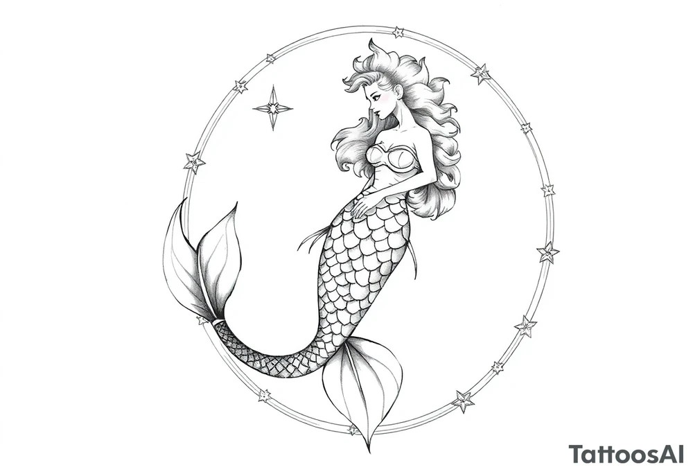 Reincarnation,mermaid tattoo idea