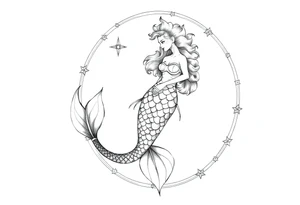 Reincarnation,mermaid tattoo idea