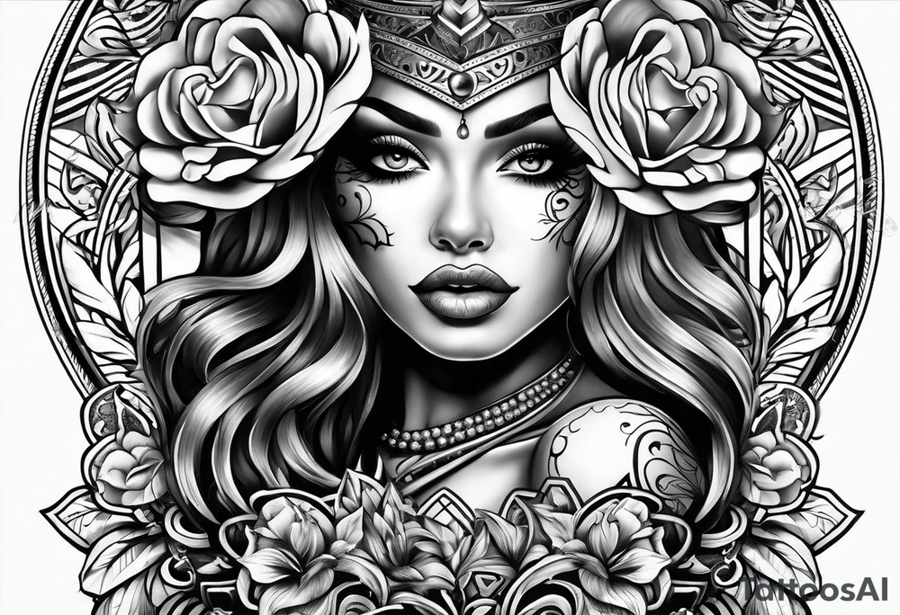 Donna chicano tattoo idea