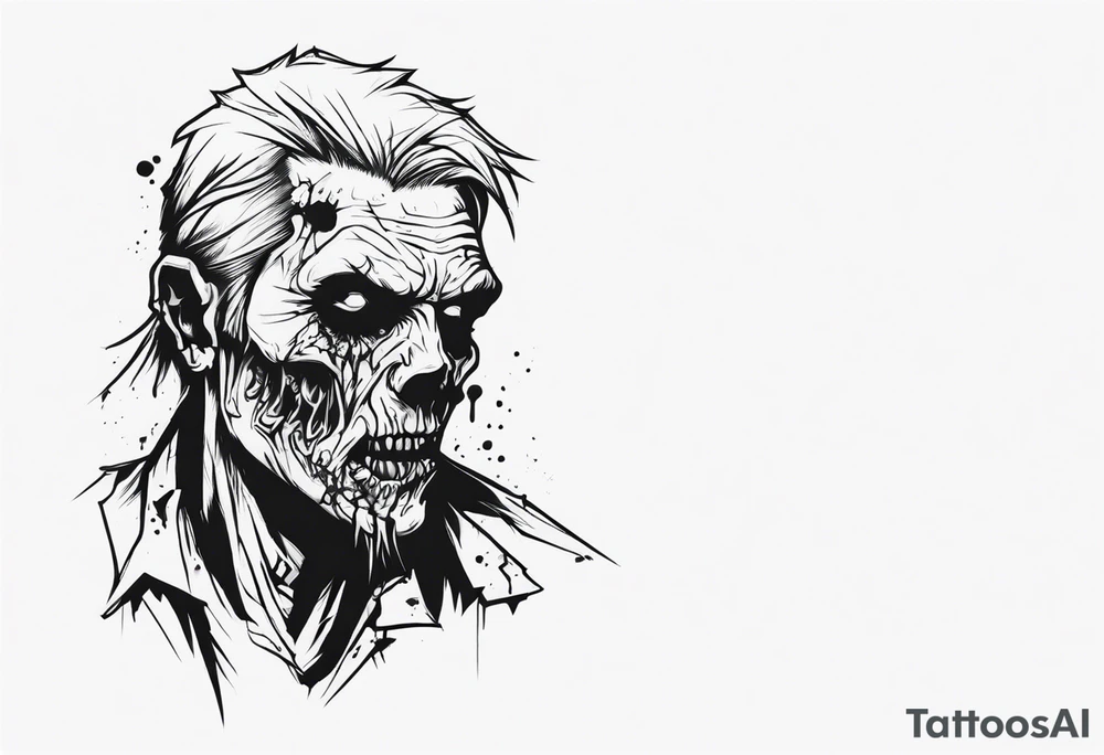 Zombie tattoo idea