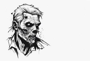 Zombie tattoo idea