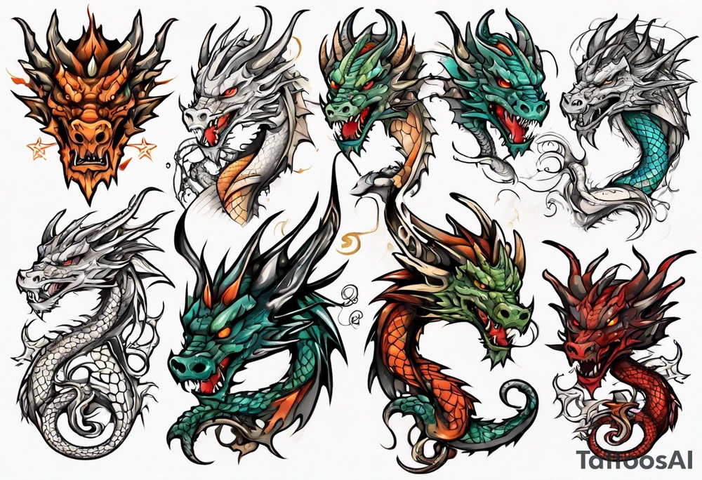 dragon tattoo idea