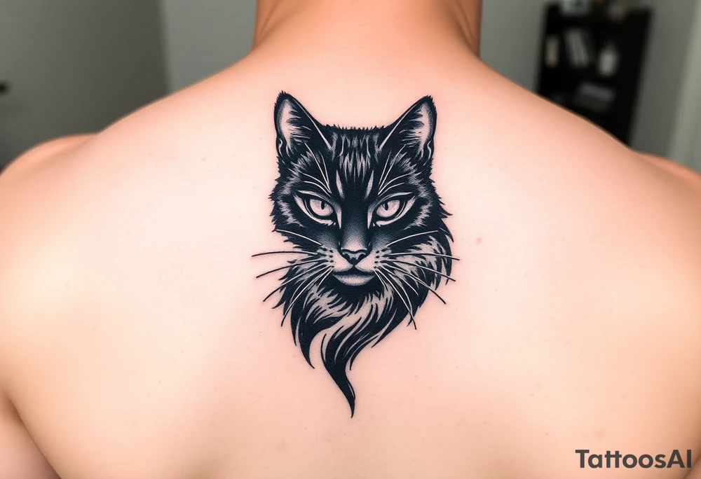 Black Cat tattoo idea