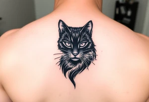 Black Cat tattoo idea