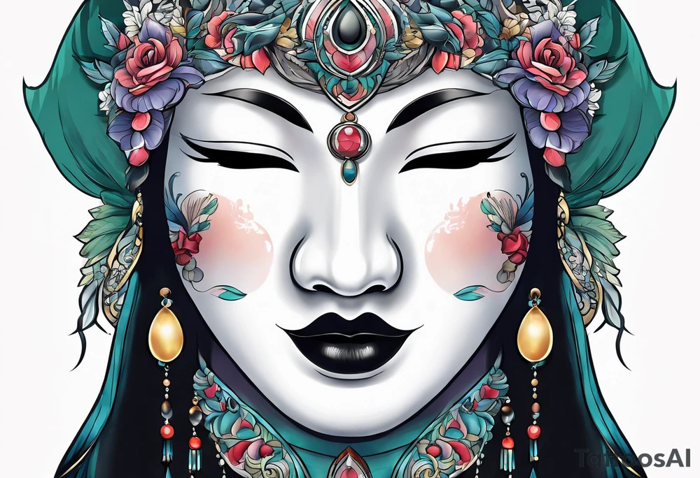 No face tattoo idea