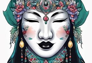 No face tattoo idea