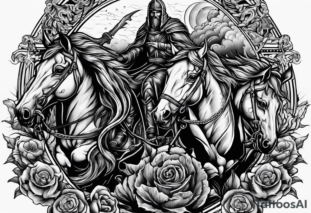 Four Horsemen of the Apocalypse tattoo idea