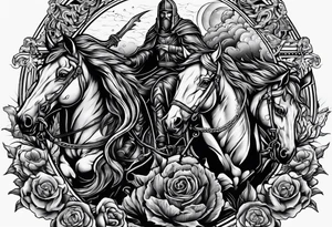 Four Horsemen of the Apocalypse tattoo idea