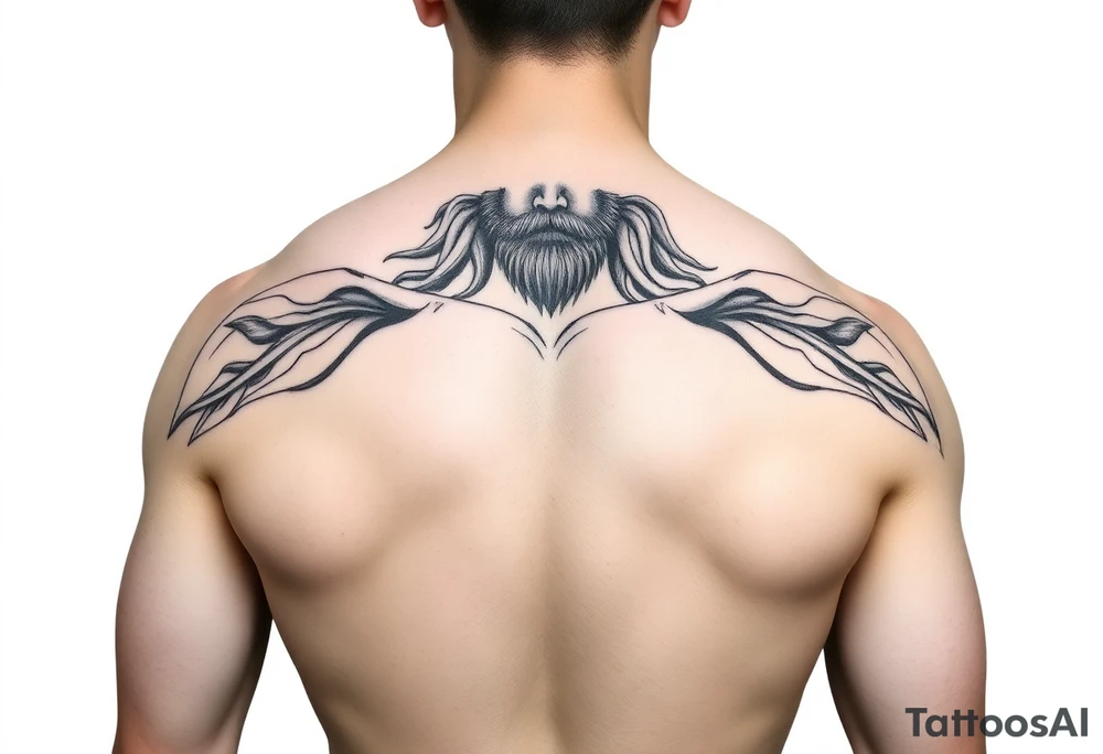vitruvian man tattoo idea