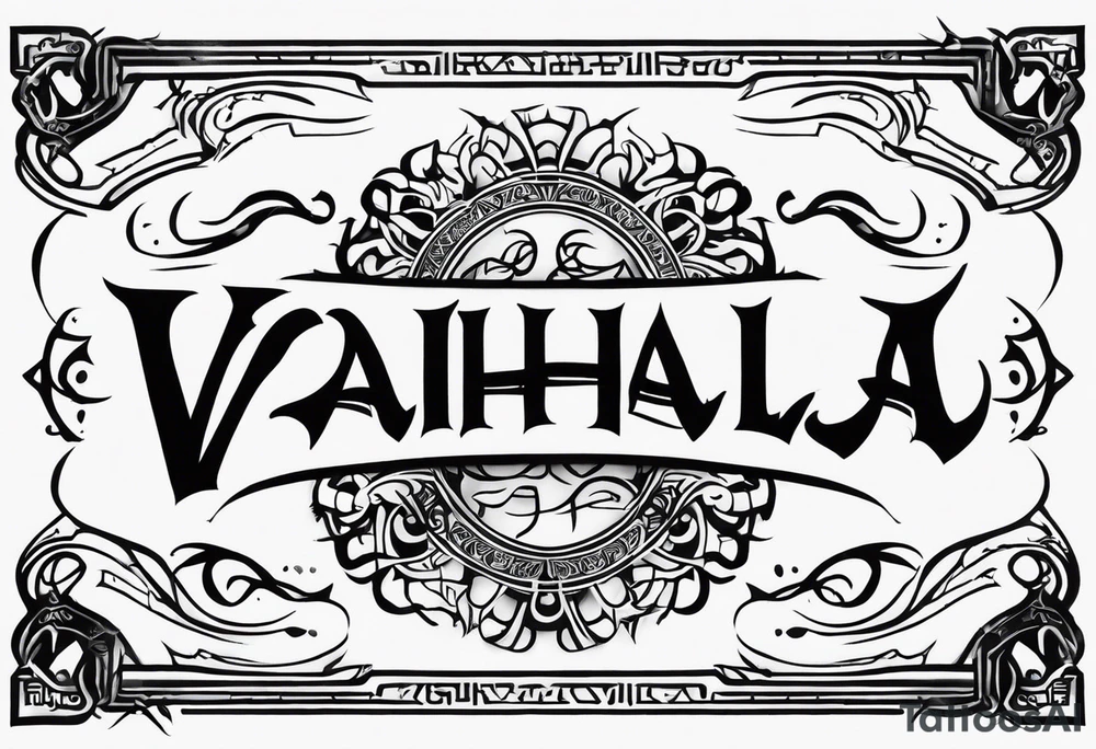 Valhalla mist fog tattoo idea