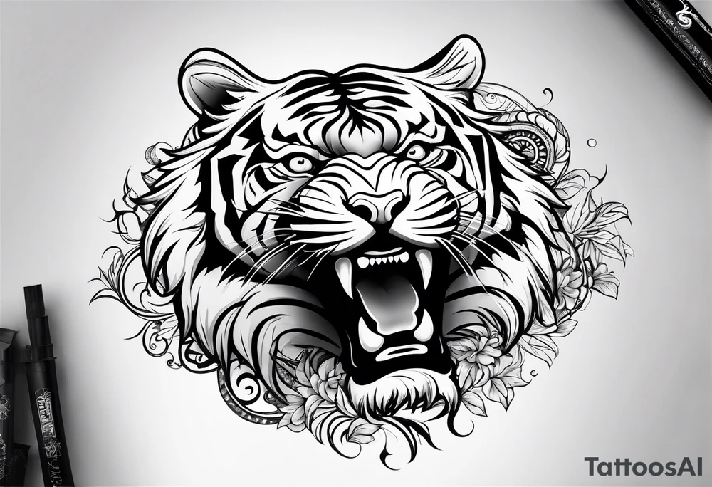 tigerstrips tattoo idea