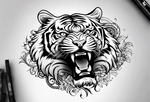 tigerstrips tattoo idea