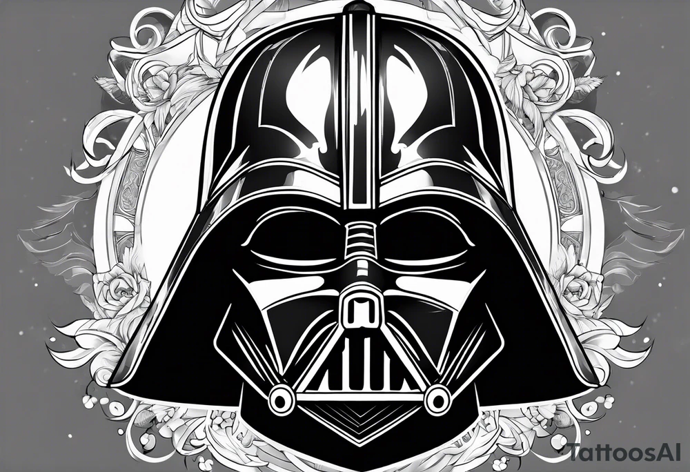 Sith Lord Helmet tattoo idea