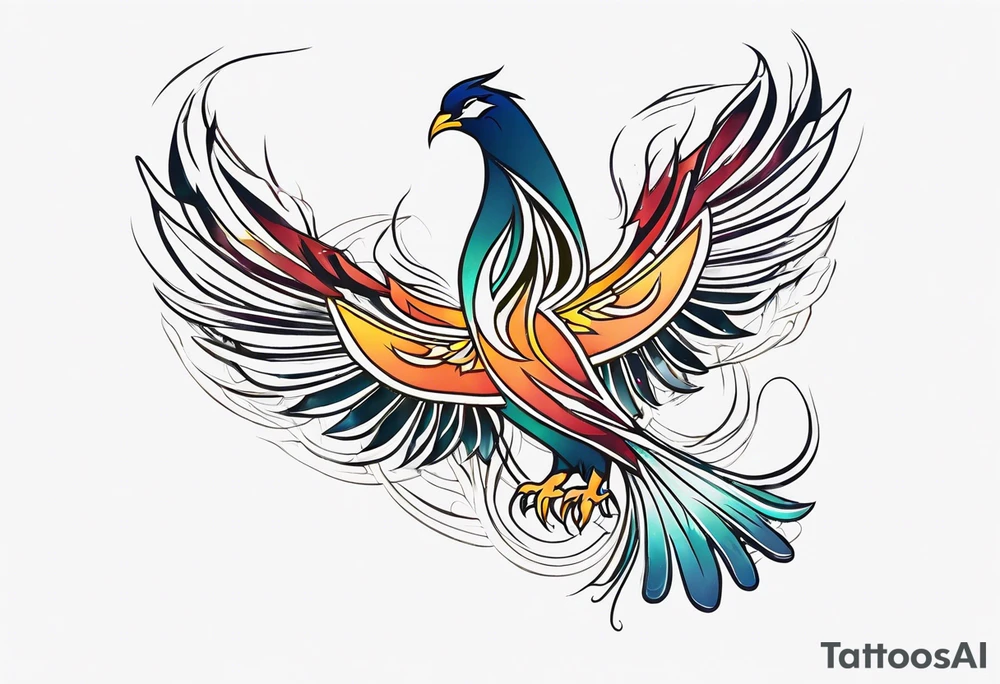 phoenix tattoo idea