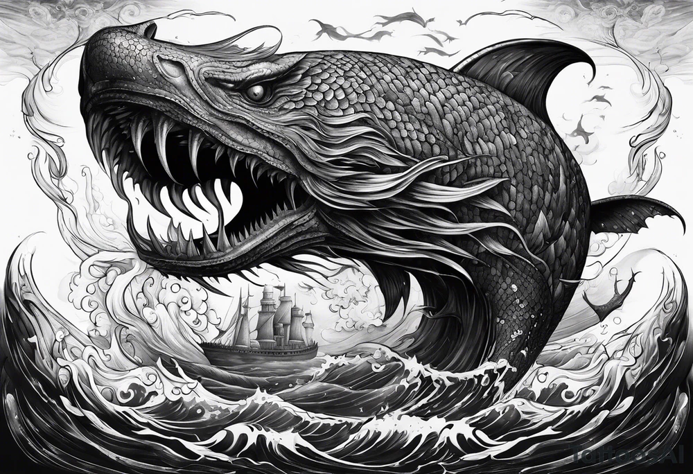 Leviathan tattoo idea