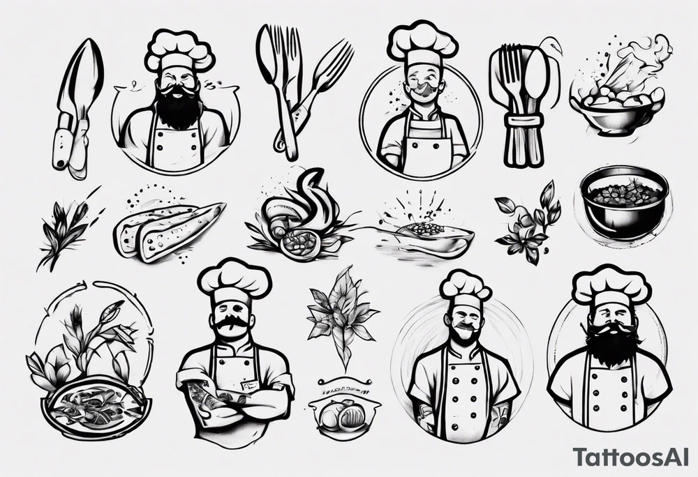 chef inspired tattoo idea