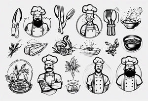 chef inspired tattoo idea