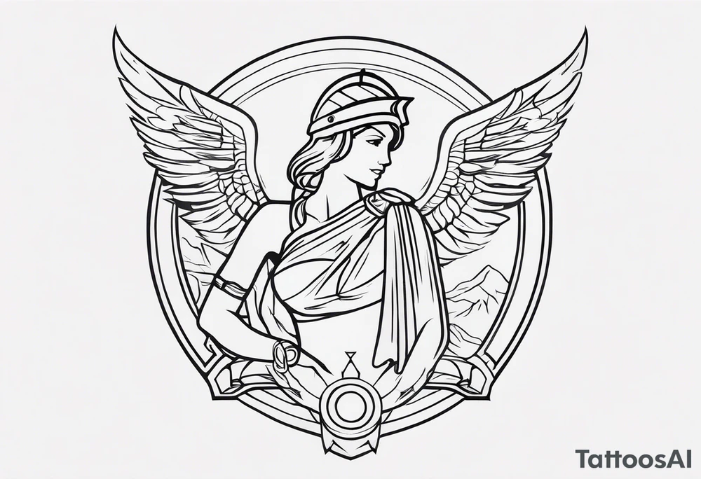 Athena tattoo idea