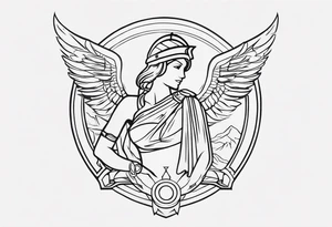 Athena tattoo idea