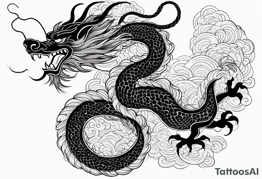 Chinese Dragon tattoo idea