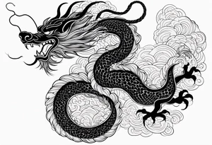 Chinese Dragon tattoo idea