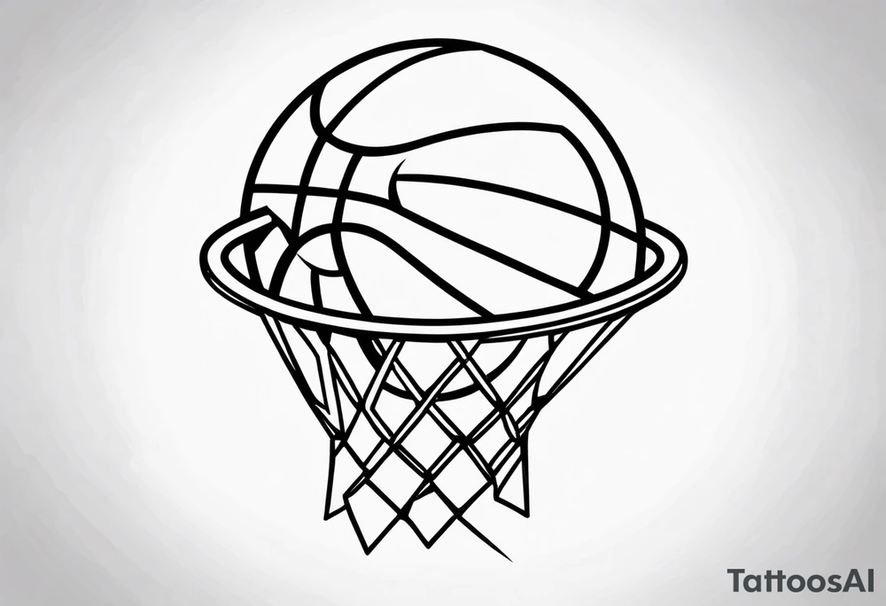 Basketball tattoo idea