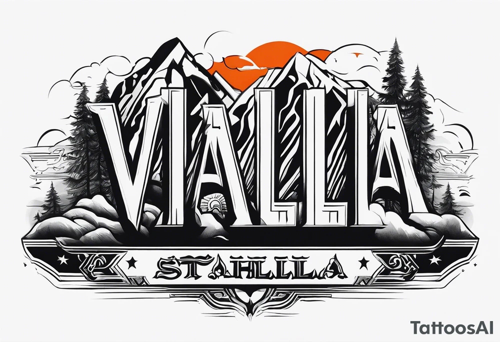 Valhalla steps
 Walls fog tattoo idea