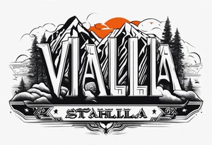Valhalla steps
 Walls fog tattoo idea